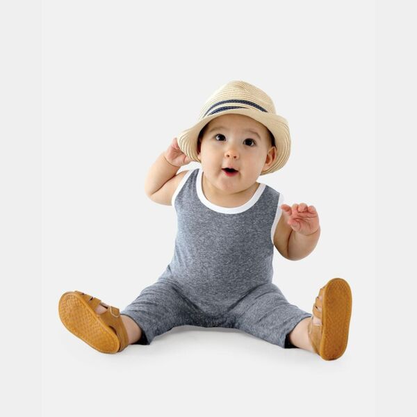 Infant Harborside Mélange Tank Romper Thumbnail