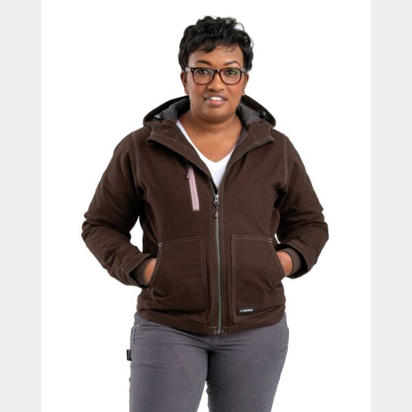 Ladies' Softstone Modern Full-Zip Hooded Jacket Thumbnail