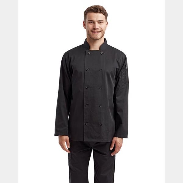 Unisex Long-Sleeve Recycled Chef's Coat Thumbnail