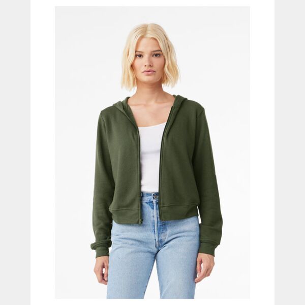 Ladies' Sponge Fleece Full-Zip Hooded Sweatshirt Thumbnail