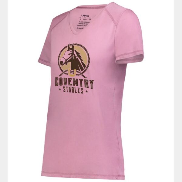 Ladies Super Soft-Spun Poly Tee Thumbnail