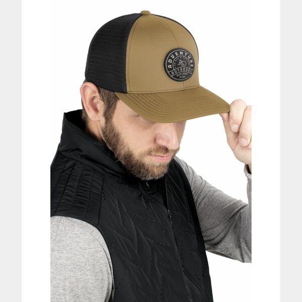 Contrast Stitch Trucker PacFlex Snapback Cap Thumbnail