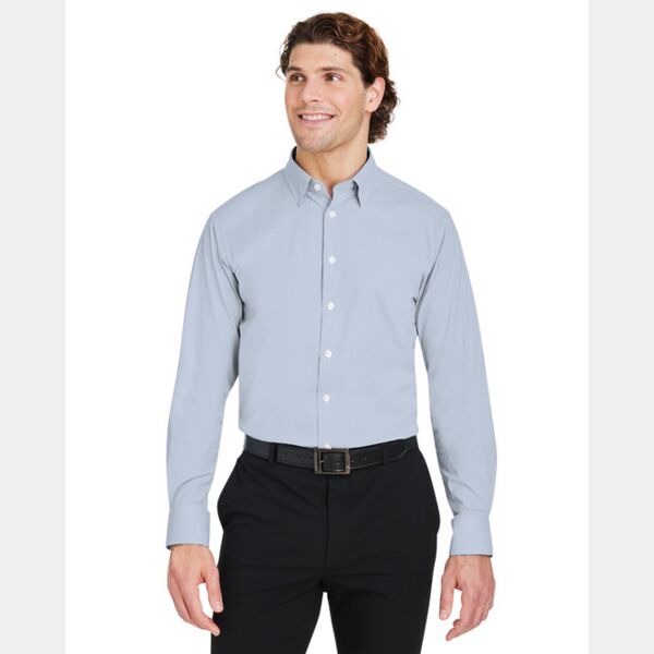 CrownLux Performance® Men's Microstripe Shirt Thumbnail