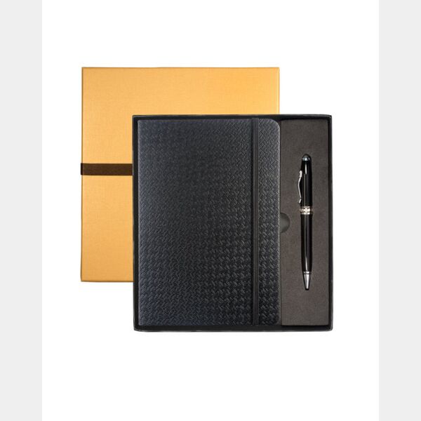 Tuscany™ Textured Journal And Executive Stylus Pen Set Thumbnail