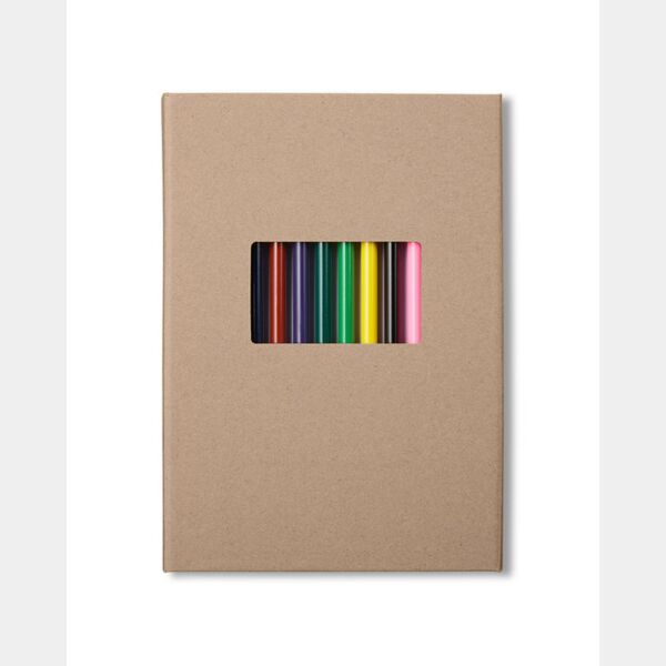 Colored Pencil And Notepad Set 5.75" X 8.25" Thumbnail