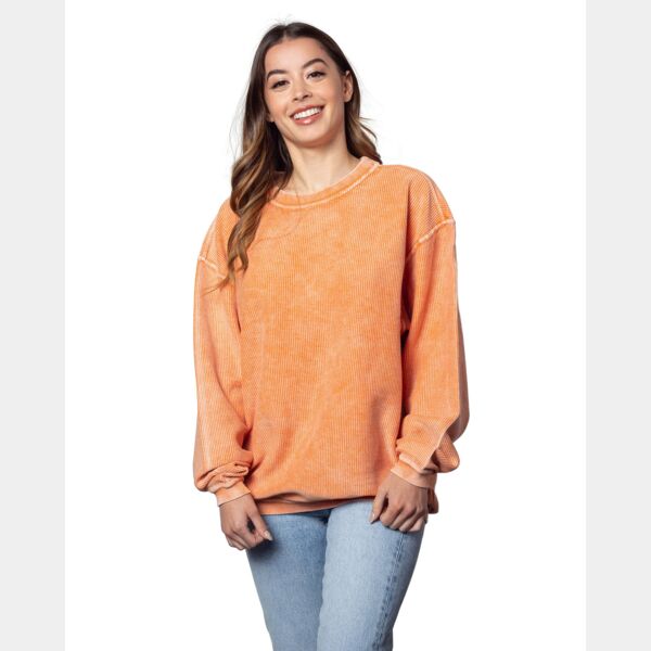 Ladies' Corded Crew Sweatshirt Thumbnail