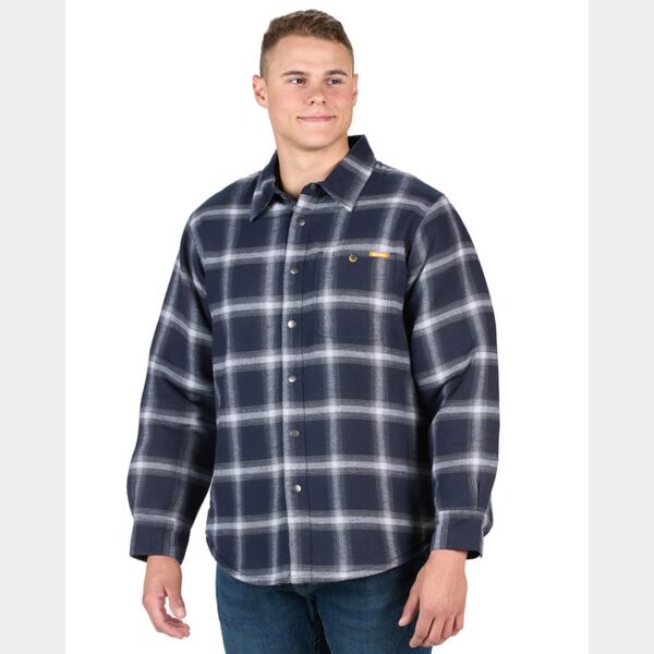 Men's Heartland Sherpa-Lined Flannel Shirt Jacket Thumbnail