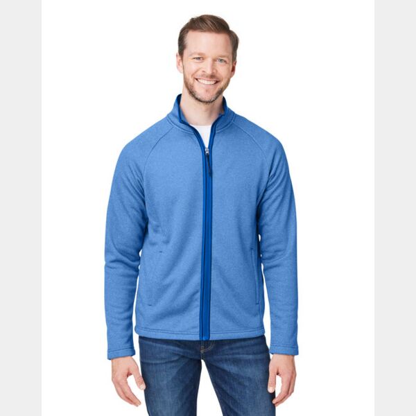 Men's Venture Heathered Stripe Full-Zip Thumbnail