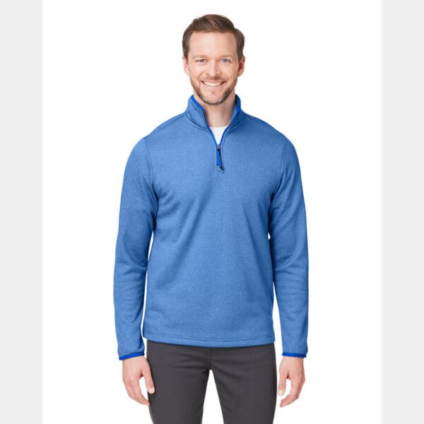 Men's Venture Heathered Stripe Quarter-Zip Thumbnail