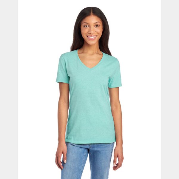 Ladies' Premium Blend V-Neck T-Shirt Thumbnail