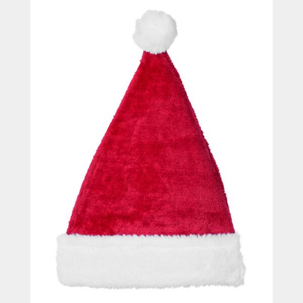 Holiday Christmas Plush Santa Hat Thumbnail