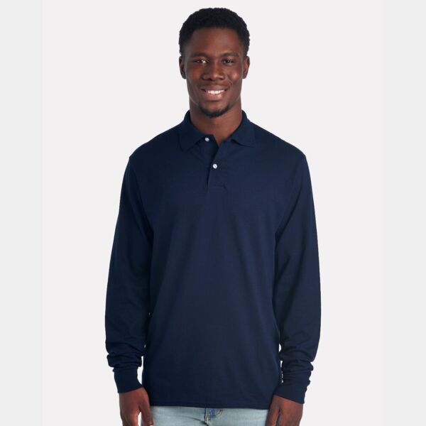 Men's Dri-Power® Long Sleeve Polo Thumbnail