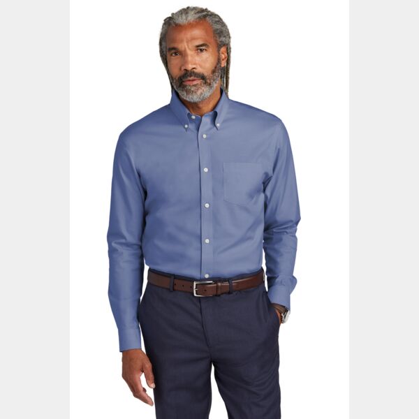 Tall Wrinkle Free Stretch Pinpoint Shirt Thumbnail