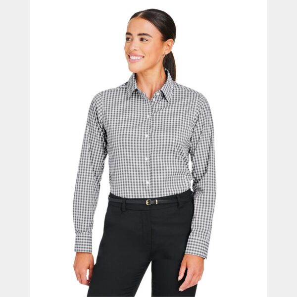 Women's CrownLux Performance® Gingham Dress Shirt Thumbnail