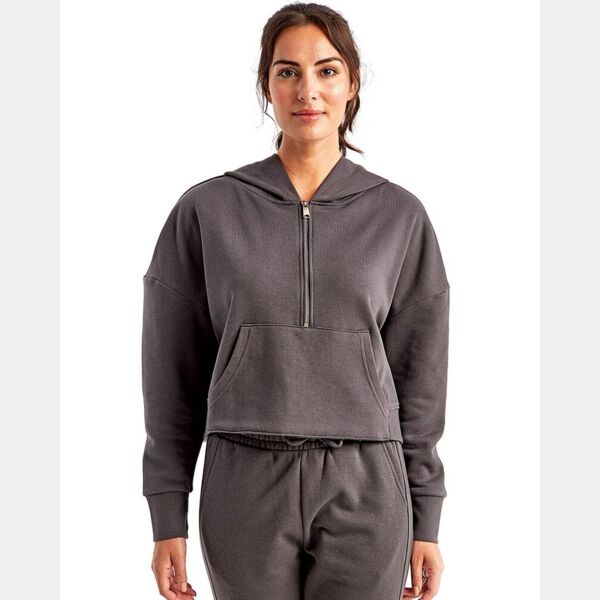 Women's Alice Half-Zip Hooded Sweatshirt Thumbnail