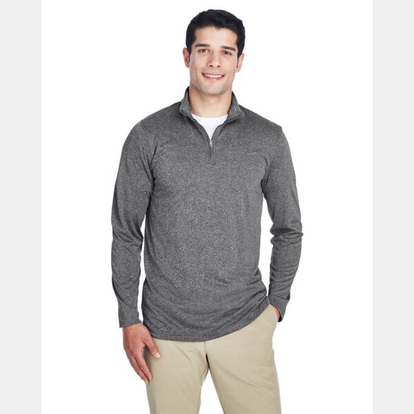 Men's Cool & Dry Heathered Performance Quarter-Zip Pullover Thumbnail