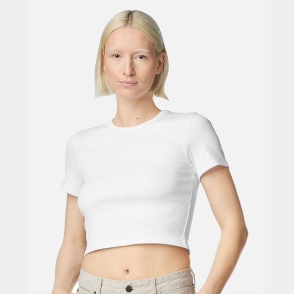 Women's Baby Rib Cropped Tee Thumbnail