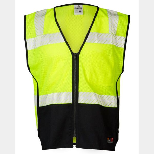 Unisex Premium Black Series® FR Black Bottom Mesh Vest Thumbnail