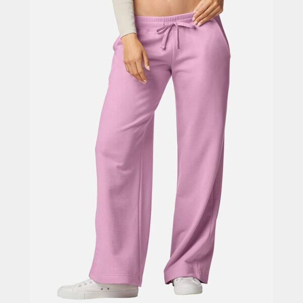 Women's French Terry Wide Leg Pants Thumbnail