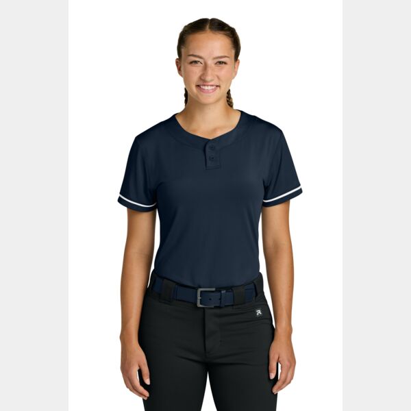 Women's Select 2 Button Softball Jersey Thumbnail