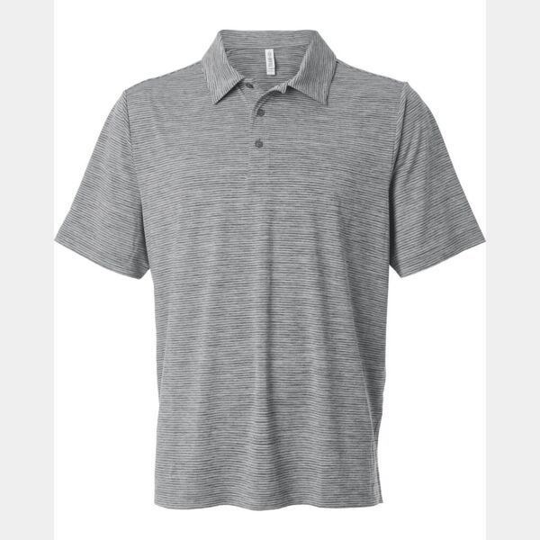 Men's Relay Heathered Stripe Polo Thumbnail