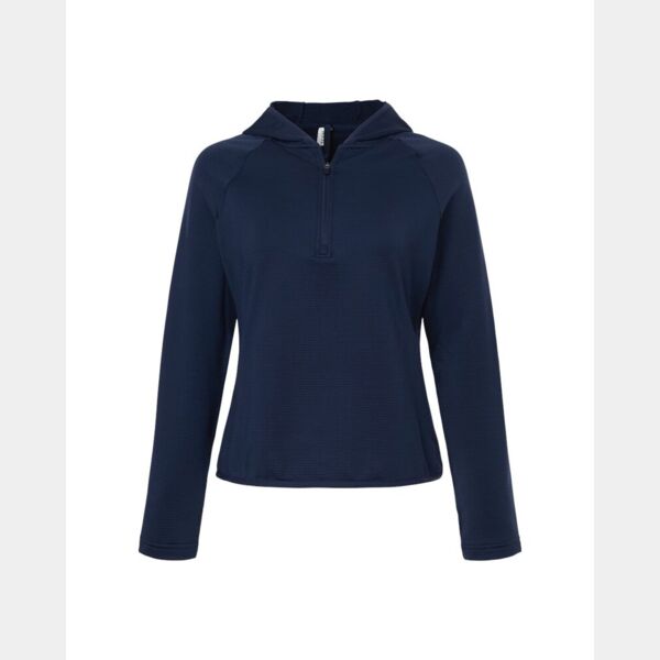 Women's Qualify Quarter-Zip Hooded Pullover Thumbnail