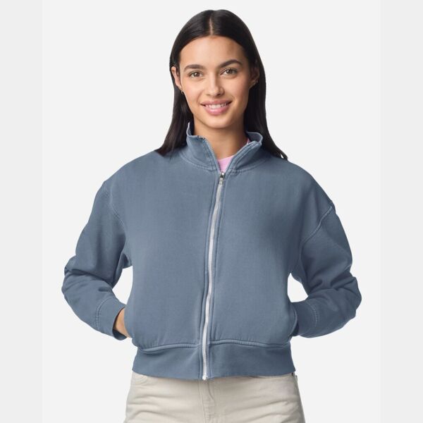 Women's Garment-Dyed Full-Zip Jacket Thumbnail