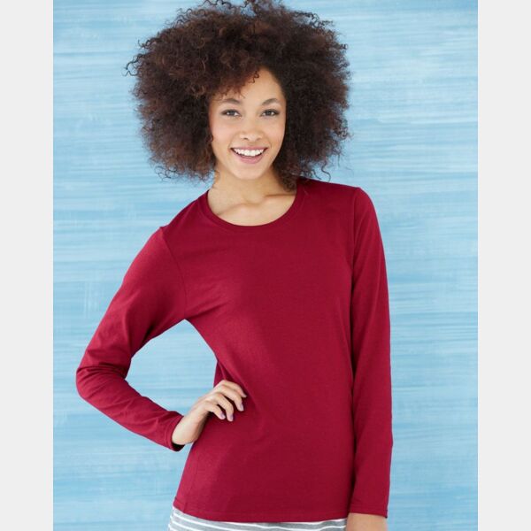 Women’s Heavy Cotton™ Long Sleeve T-Shirt Thumbnail