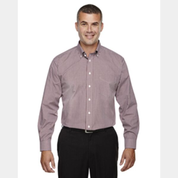 Men's Crown Collection® Gingham Check Woven Shirt Thumbnail