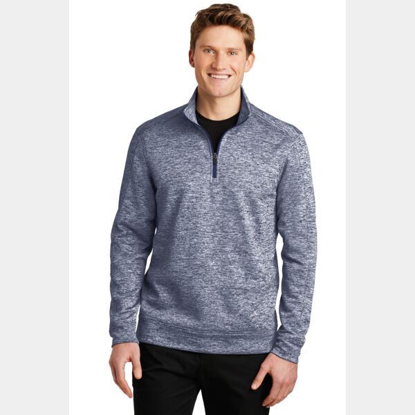 PosiCharge ® Electric Heather Fleece 1/4 Zip Pullover Thumbnail