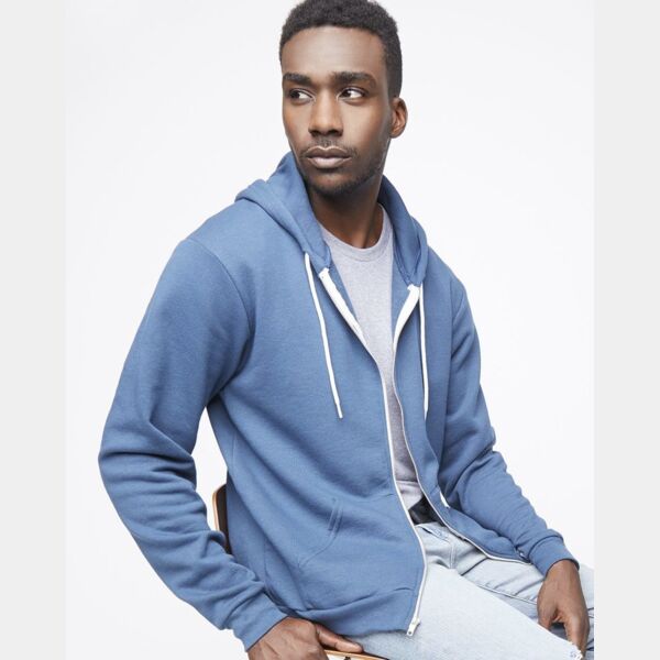 Unisex USA-Made Flex Fleece Full-Zip Hoodie Sweatshirt Thumbnail