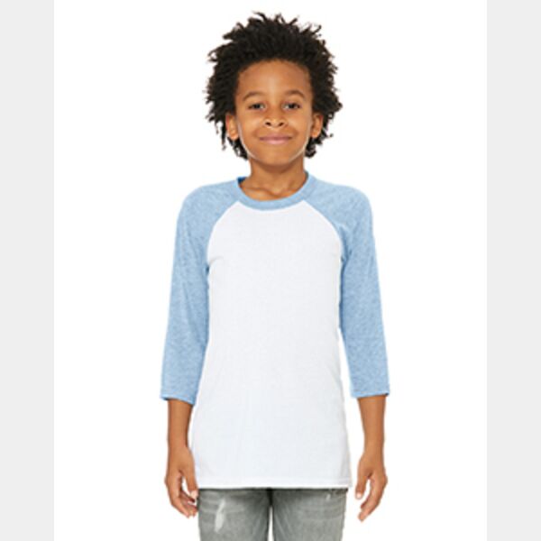 Youth Three-Quarter Sleeve Baseball T-Shirt Thumbnail