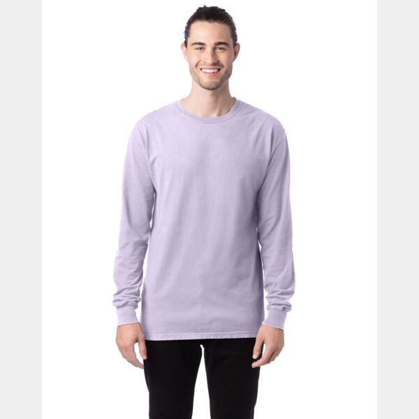 Unisex Garment-Dyed Long-Sleeve T-Shirt Thumbnail