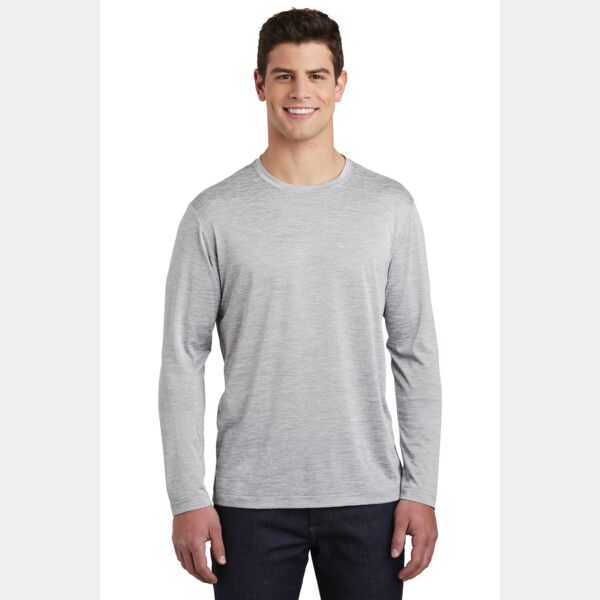 PosiCharge ® Long Sleeve Electric Heather Tee Thumbnail