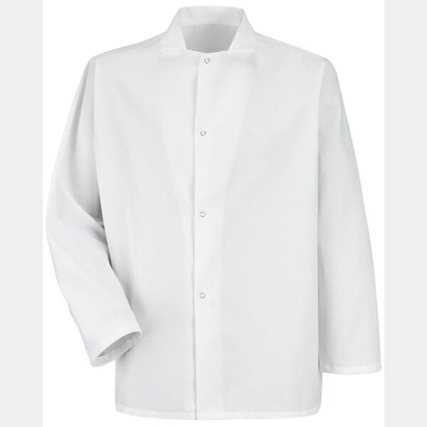 Men's Gripper-Front Short Butcher Coat Thumbnail