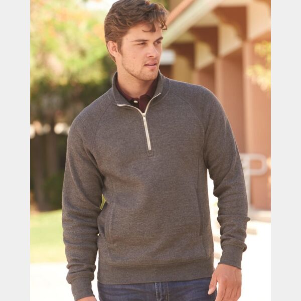 Men's Triblend Quarter-Zip Sweatshirt Thumbnail