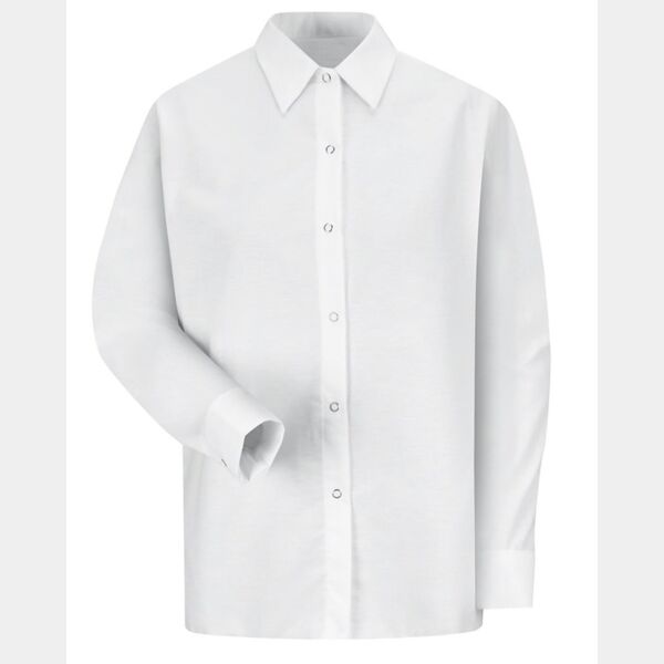 Women's Long Sleeve Specialized Pocketless Poplin Work Shirt Thumbnail