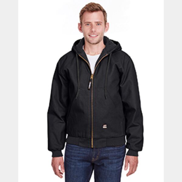 Men's Tall Highland Washed Cotton Duck Hooded Jacket Thumbnail