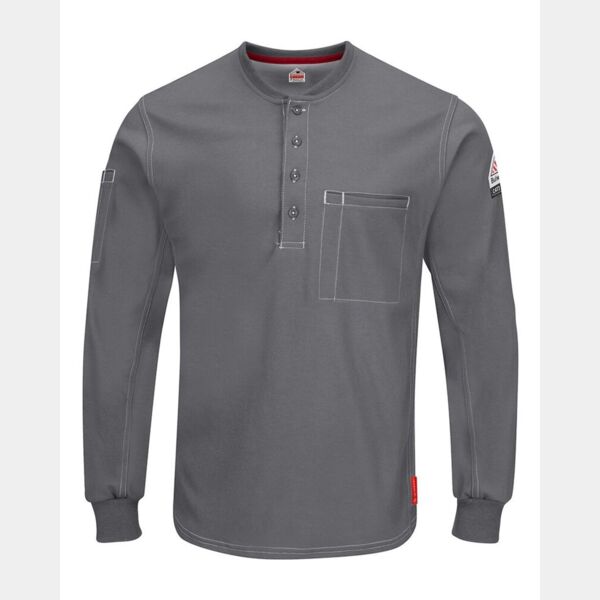 Men's Tall iQ Series® Plus Long Sleeve Henley Thumbnail