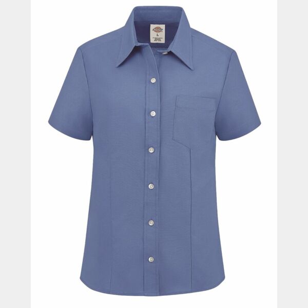 Women's Short Sleeve Stretch Oxford Shirt Thumbnail