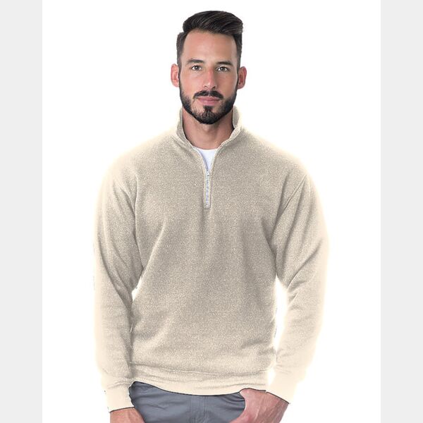 Unisex USA Made Quarter-Zip Pullover Sweatshirt Thumbnail