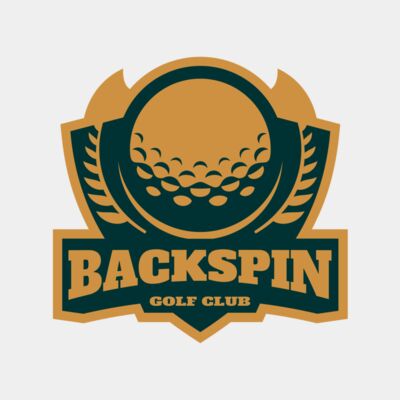 Backspin Golf club logo template Thumbnail