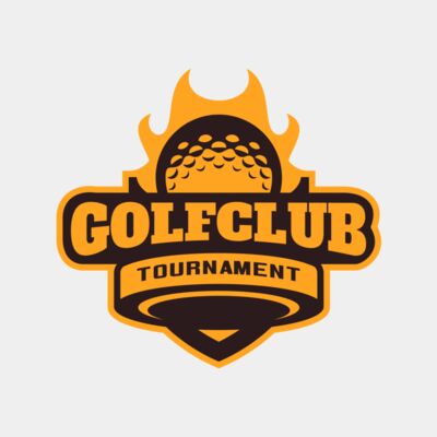 Golf Club Tournament logo template 04 Thumbnail