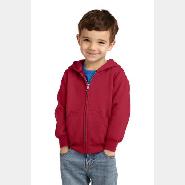 Toddler Core Fleece Full Zip Hooded Sweatshirt Thumbnail