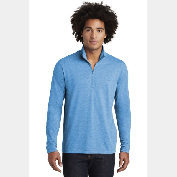 PosiCharge ® Tri Blend Wicking 1/4 Zip Pullover Thumbnail