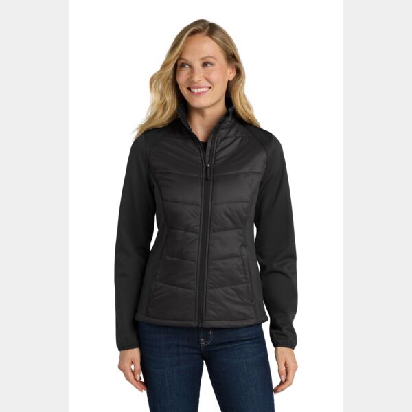 Ladies Hybrid Soft Shell Jacket Thumbnail