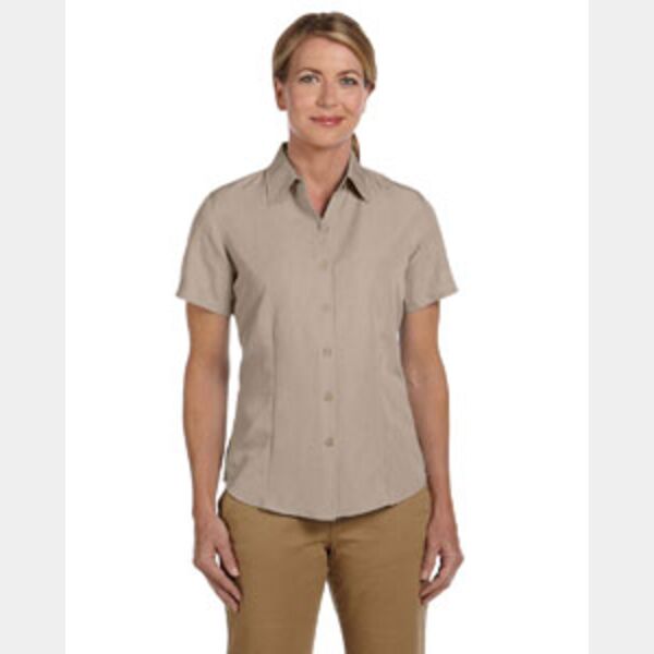 Ladies' Barbados Textured Camp Shirt Thumbnail