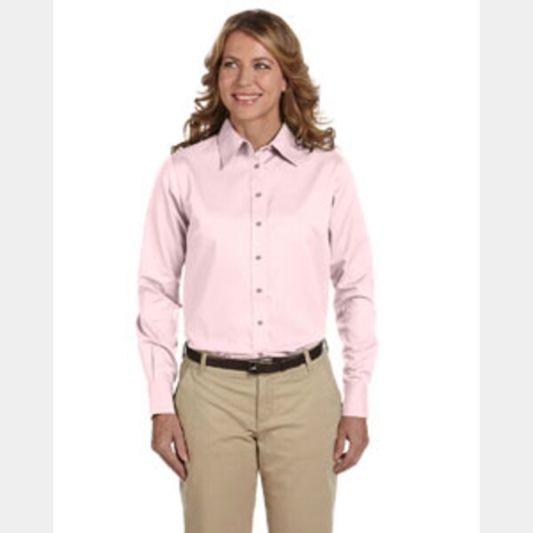 Ladies' Easy Blend™ Long-Sleeve Twill Shirt with Stain-Release Thumbnail