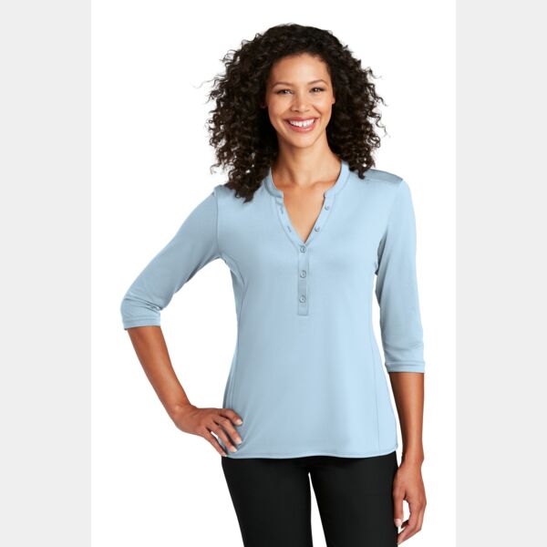 Ladies UV Choice Pique Henley Thumbnail