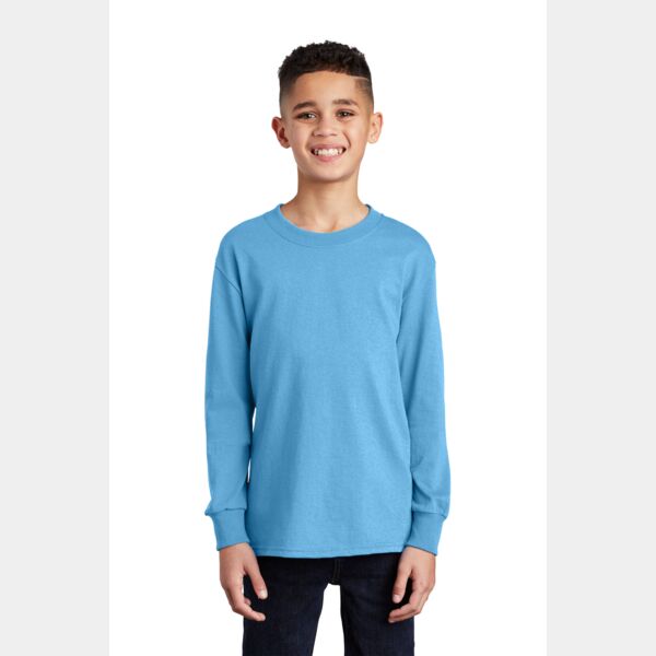 Youth Long Sleeve Core Cotton Tee Thumbnail
